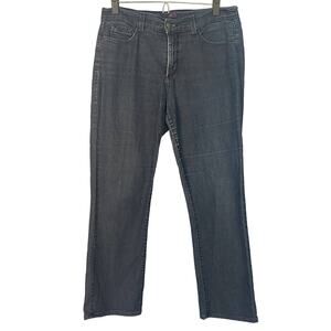 NYDJ Blue Medium Wash Lift/Tuck Straight Casual Classic Denim Jeans Women Sz 10